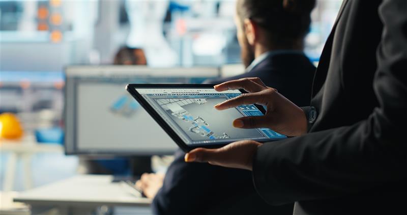 Smart ticketing workflow illustration for business automation using AI
