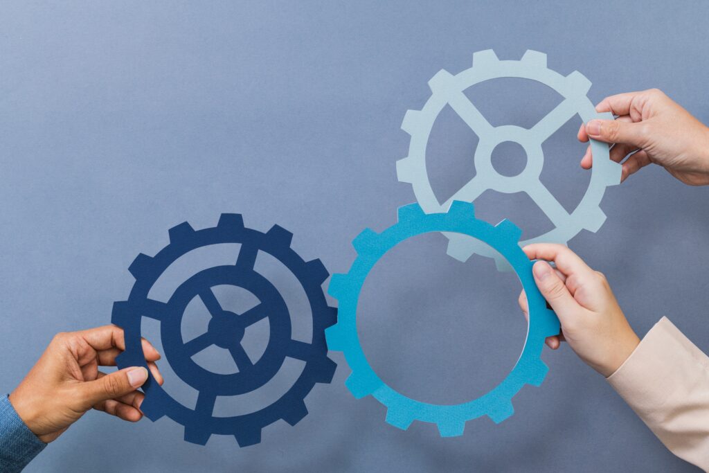 Puzzle pieces fitting together to symbolize responsible hiring in tech and building the right talent match